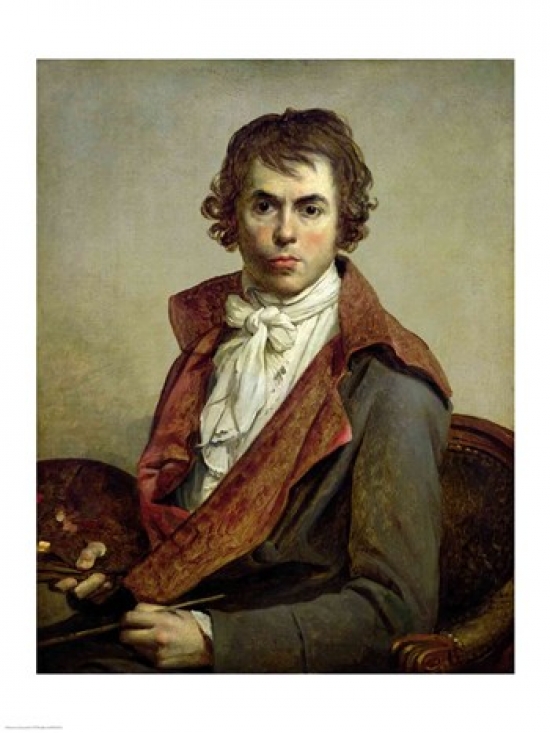 Picture of Posterazzi BALXIR24925 Self Portrait 1794 Poster Print by Jacques-Louis David - 18 x 24 in.