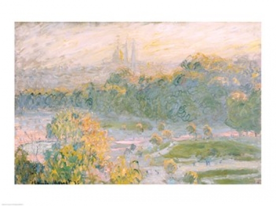 Picture of Posterazzi BALXIR33177LARGE The Tuileries study 1875 Poster Print by Claude Monet - 36 x 24 in. - Large