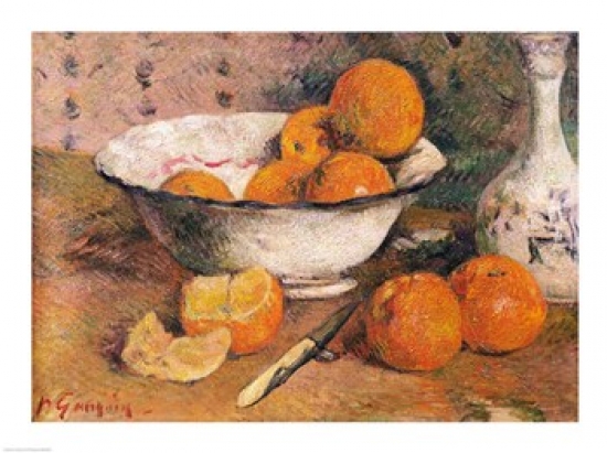 Picture of Posterazzi BALXIR33804 Still Life with Oranges 1881 Poster Print by Paul Gauguin - 24 x 18 in.