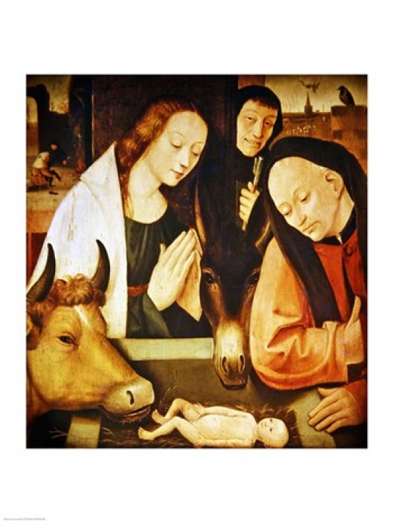 Picture of Posterazzi BALXIR361198 Adoration of The Shepherds Poster Print by Hieronymus Bosch - 18 x 24 in.