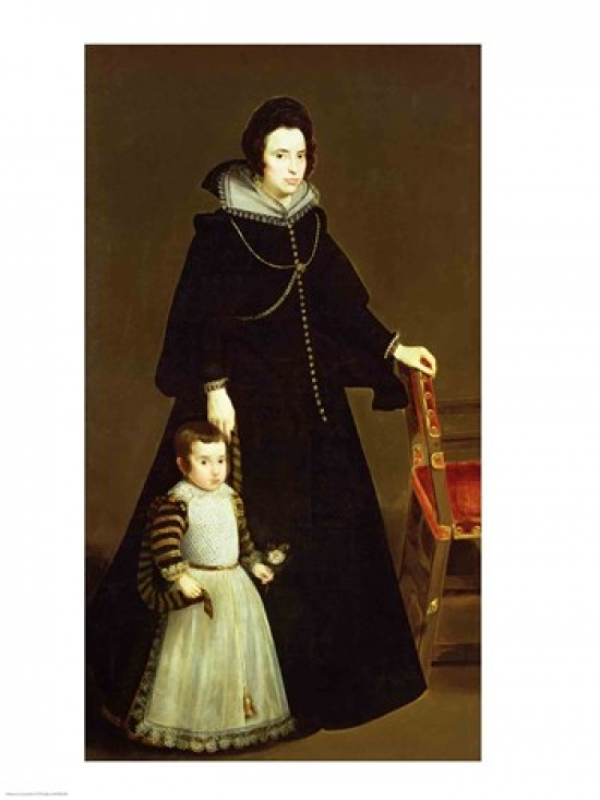 Picture of Posterazzi BALXIR61305 Dona Antonia De Ipenarrieta Y Galdo Poster Print by Diego Velazquez - 18 x 24 in.