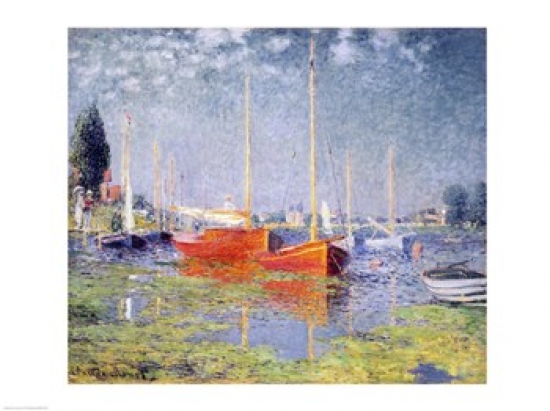 Argenteuil 1875 Poster Print by Claude Monet - 24 x 18 in.
