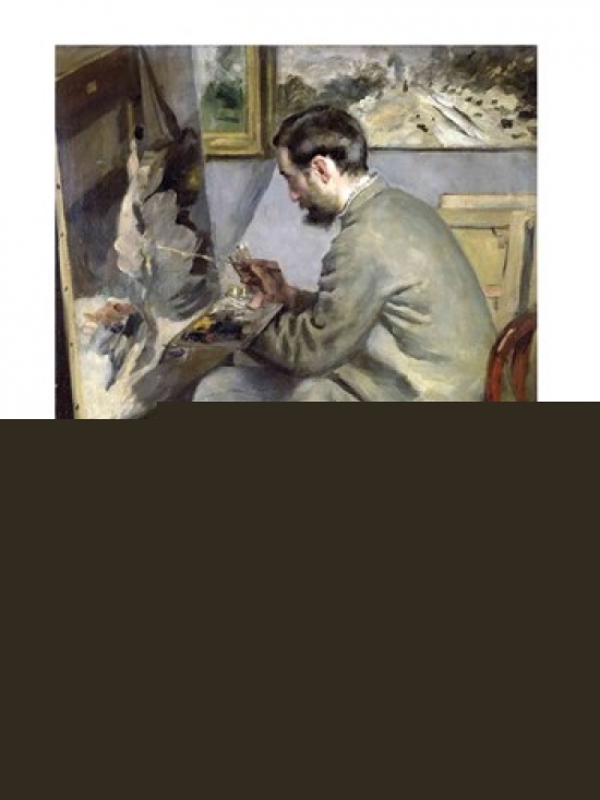 Picture of Posterazzi BALXIR28936LARGE Frederic Bazille at His Easel 1867 Poster Print by Pierre-Auguste Renoir - 24 x 36 in. - Large