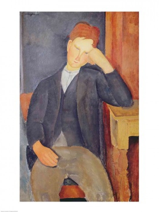 Picture of Posterazzi BALXIR309524 The Young Apprentice Poster Print by Amedeo Modigliani - 18 x 24 in.