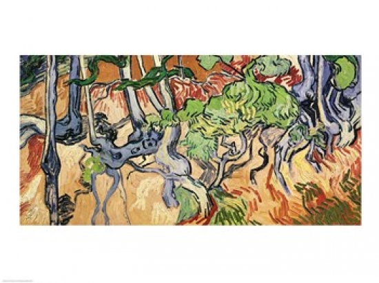 Picture of Posterazzi BALXIR253131 Tree Roots 1890 Poster Print by Vincent Van Gogh - 24 x 18 in.
