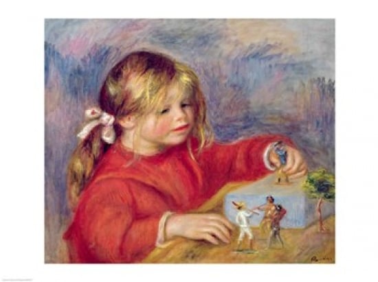 Picture of Posterazzi BALXIR287547 Claude Renoir at Play C.1905 Poster Print by Pierre-Auguste Renoir - 24 x 18 in.