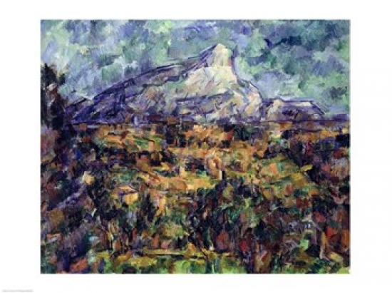 Picture of Posterazzi BALXIR47954LARGE Mont Sainte-Victoire Poster Print by Paul Cezanne - 36 x 24 in. - Large