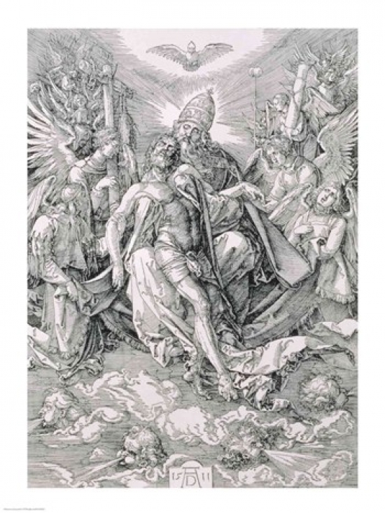 The Holy Trinity Poster Print by Albrecht Durer - 24 x 36 in. - Large