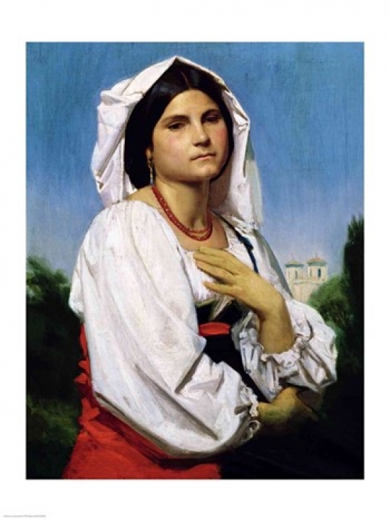 Therese Poster Print by William A. Bouguereau - 24 x 36 in. - Large