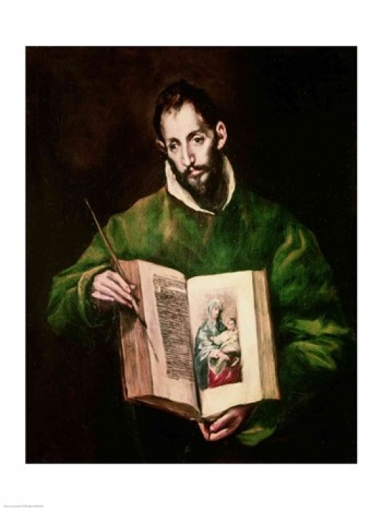 St. Luke Poster Print by El Greco - 24 x 36 in. - Large