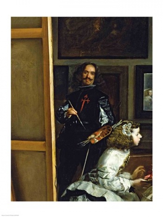 Picture of Posterazzi BALXIR331685LARGE Las Meninas Or The Family of Philip IV C.1656 Detail Poster Print by Diego Velazquez - 24 x 36 in. - Large