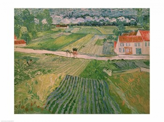 Picture of Posterazzi BALXIR37745 Landscape at Auvers After The Rain 1890 Poster Print by Vincent Van Gogh - 24 x 18 in.