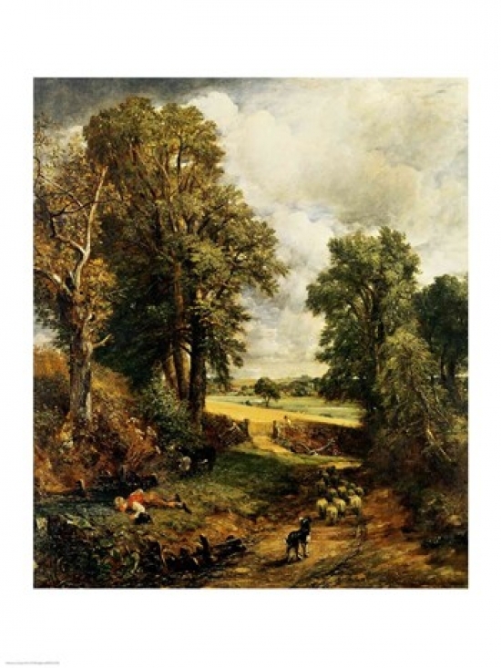 The Cornfield 1826 Poster Print by John Constable - 24 x 36 in. - Large