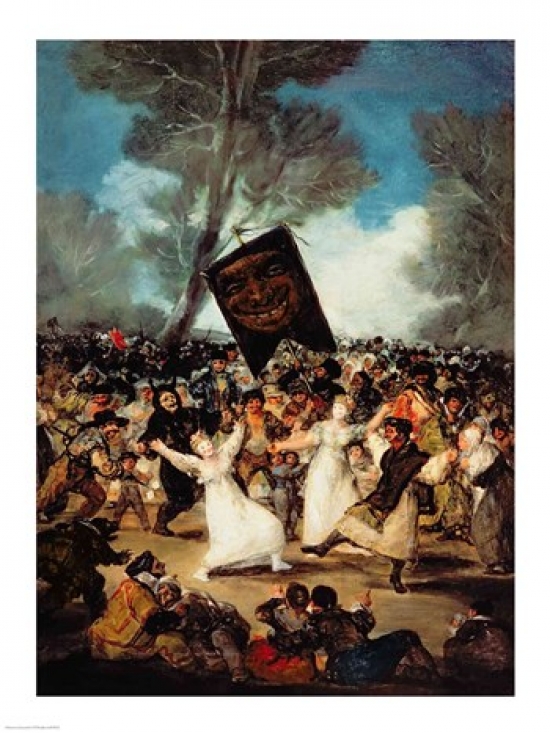 Picture of Posterazzi BALXIR530 The Burial of The Sardine Poster Print by Francisco De Goya - 18 x 24 in.