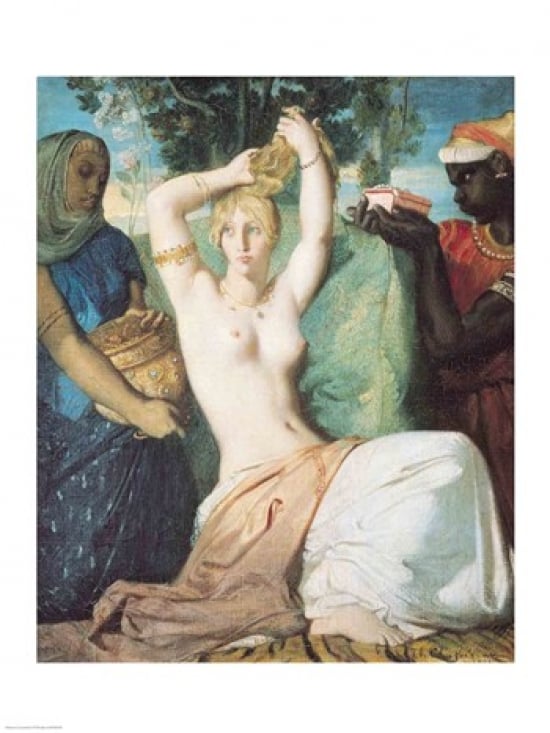 Picture of Posterazzi BALXIR60409 The Toilet of Esther 1841 Poster Print by Theodore Chasseriau - 18 x 24 in.