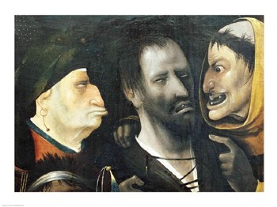 Picture of Posterazzi BALXIR61229 The Carrying of The Cross Detail Poster Print by Hieronymus Bosch - 24 x 18 in.