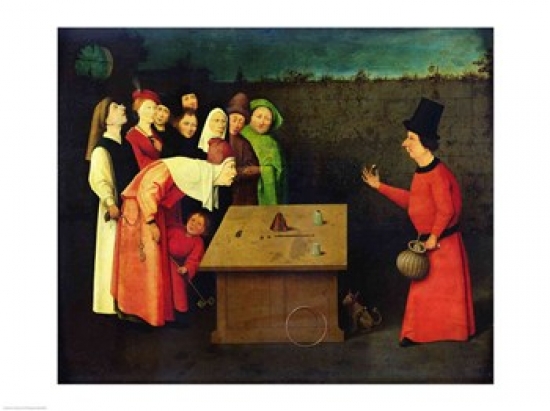 The Conjuror Poster Print by Hieronymus Bosch - 24 x 18 in.