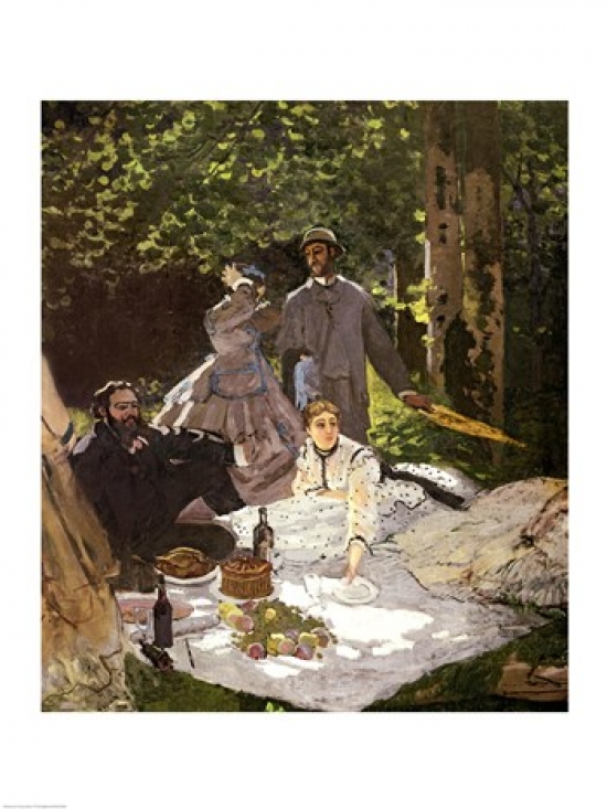 Picture of Posterazzi BALXIR65898 Dejeuner Sur LHerbe Chailly 1865 Poster Print by Claude Monet - 18 x 24 in.