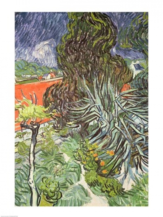BALXIR78196LARGE The Garden of Doctor Gachet at Auvers-Sur-Oise 1890 Poster Print by Vincent Van Gogh - 24 x 36 in. - Large