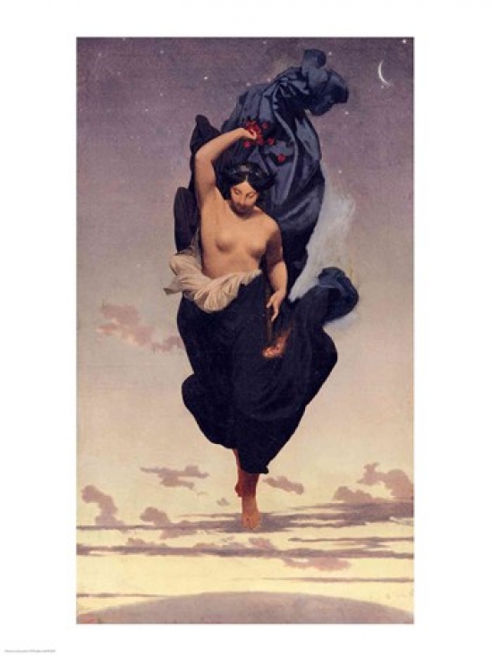 Night C.1850-55 Poster Print by Jean Leon Gerome - 18 x 24 in.