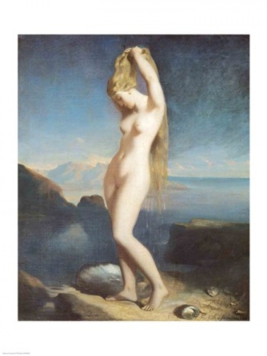 Picture of Posterazzi BALXIR83612LARGE Venus Anadyomene Poster Print by Theodore Chasseriau - 24 x 36 in. - Large