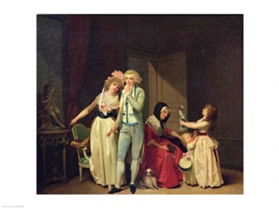 Those Who Inspire Love Extinguish It Poster Print by Louis-Leopold Boilly