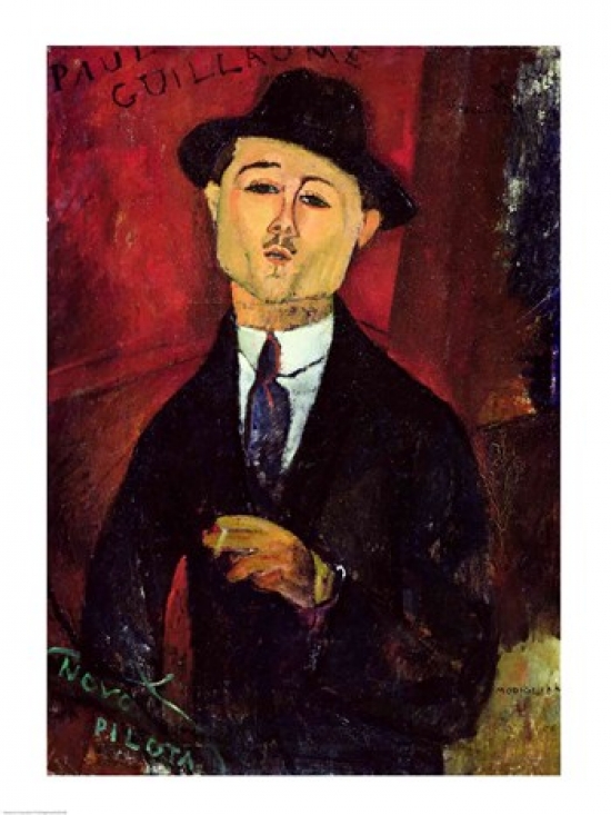 Paul Guillaume Poster Print by Amedeo Modigliani - 18 x 24 in.