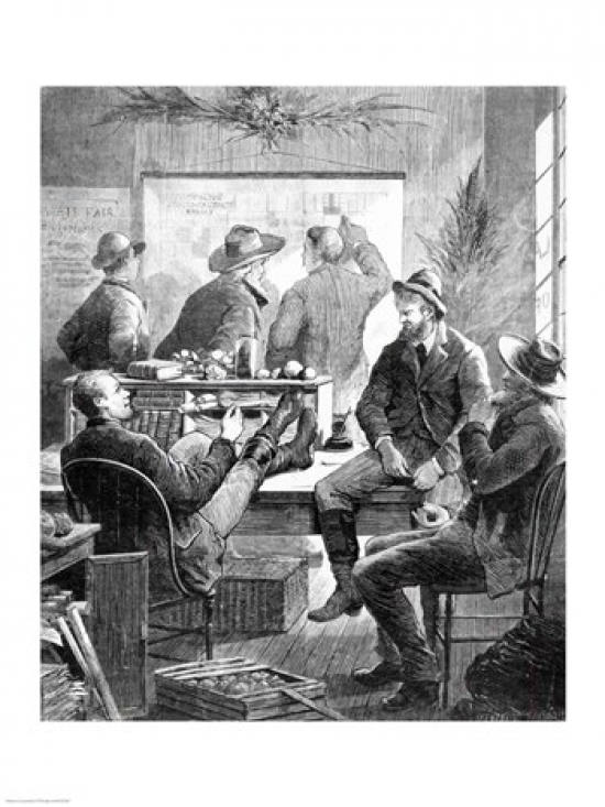 A Kansas Land Office Poster Print - 24 x 36 in. - Large