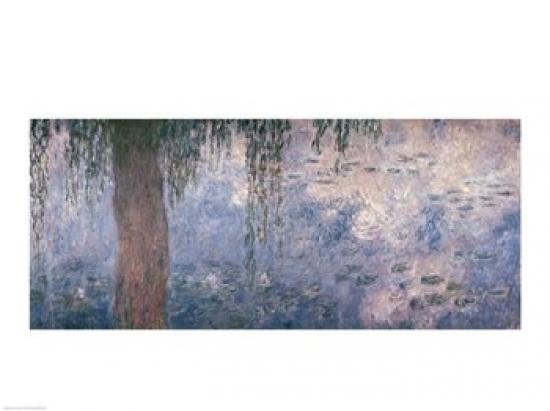 Picture of Posterazzi BALXIR71322 Waterlilies Morning with Weeping Willows 1914-18 Poster Print - 24 x 18 in.
