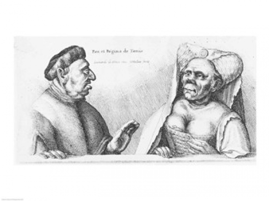 Rex Et Regina De Tunis Poster Print by Leonardo Da Vinci - 24 x 18 in.