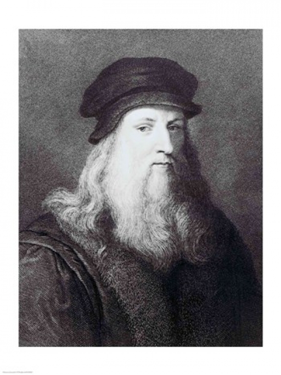 Leonardo Da Vinci Poster Print by Leonardo Da Vinci - 18 x 24 in.