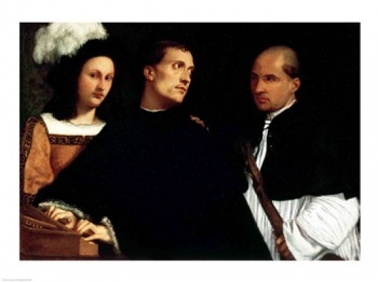 Interrupted Concert Poster Print by Titian - 36 x 24 in. - Large