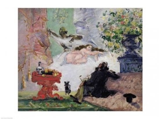 A Modern Olympia Poster Print by Paul Cezanne - 36 x 24 in. - Large