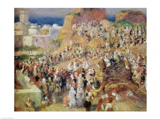 Picture of Posterazzi BALXIR83703LARGE Arab Festival 1881 Poster Print by Pierre-Auguste Renoir - 36 x 24 in. - Large