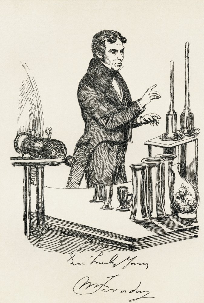 DPI2220647 Michael Faraday 1791 Poster Print, 12 x 18