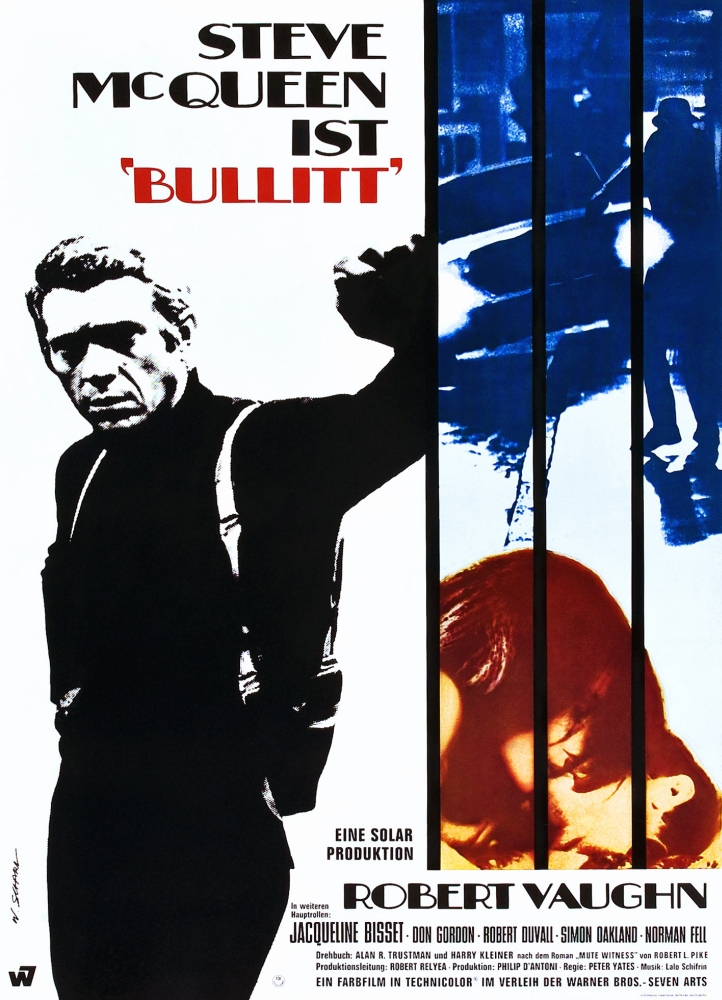 Everett Collection EVCMCDBULLEC050 Bullitt Movie Poster Masterprint, 11 x 17