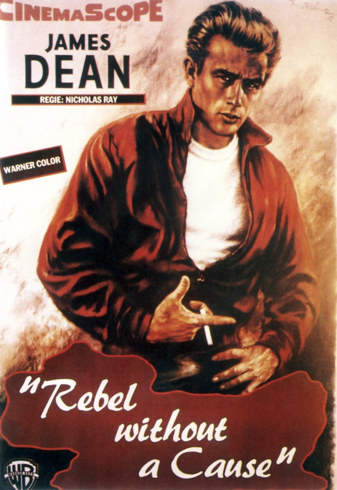 Everett Collection EVCMCDREWIEC043HLARGE Rebel Without A Cause James Dean 1955 Movie Poster Masterprint, 24 x 36 - Large