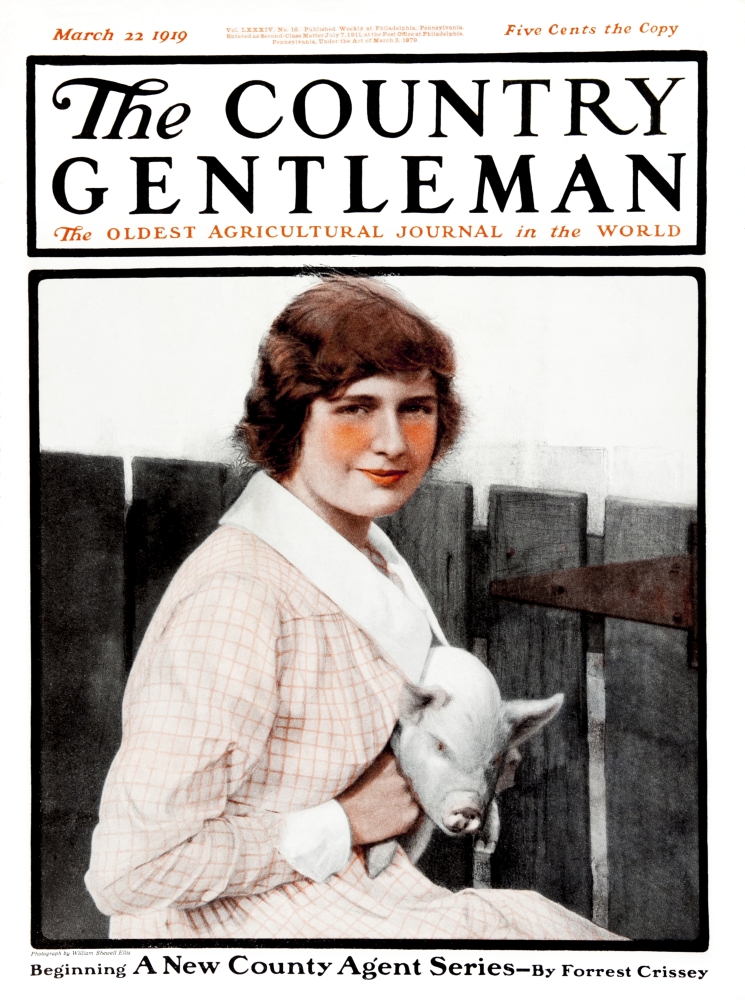 DPI12272303 Cover of Country Gentleman Agricultural Magazine From The Early 20th Century Poster Print - 13 x 17 in.