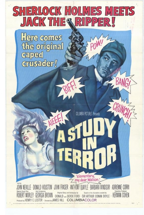 MOVIH5261 A Study in Terror Movie Poster Print, 27 x 40