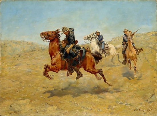 My Bunkie Poster Print by Charles Schreyvogel - 18 x 24