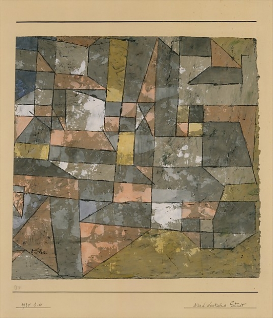 North German City Poster Print by Paul Klee