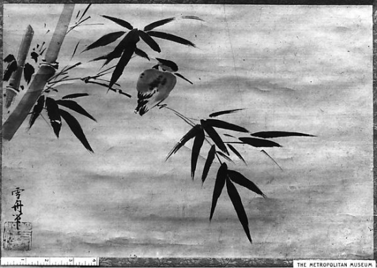 Bird & Bamboo Poster Print by Attributed To Sesshu Toyo - 18 x 24