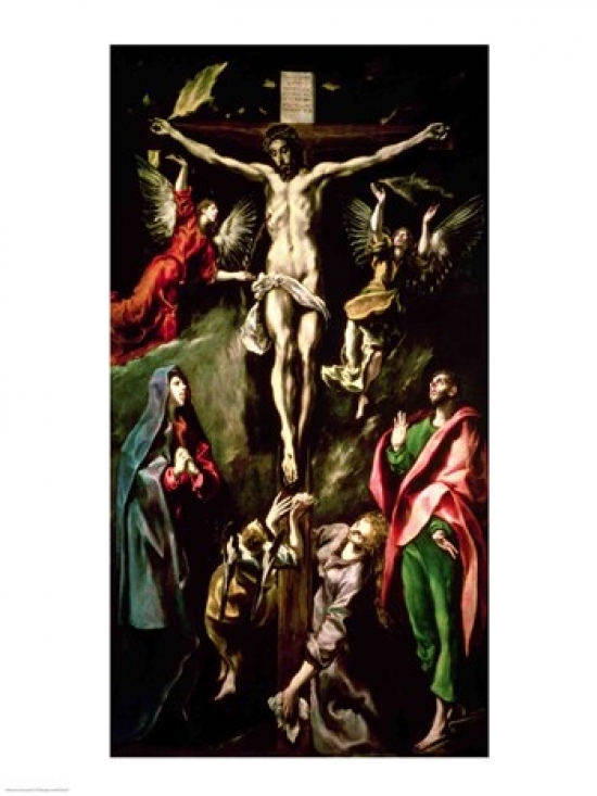 The Crucifixion Poster Print by El Greco - 24 x 36 in. - Large