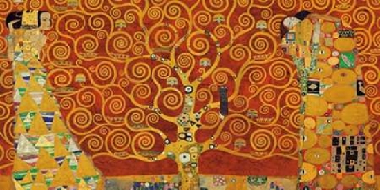 PDX2GK735SMALL Tree of Life-Red Poster Print by Gustav Klimt, 10 x 20 - Small