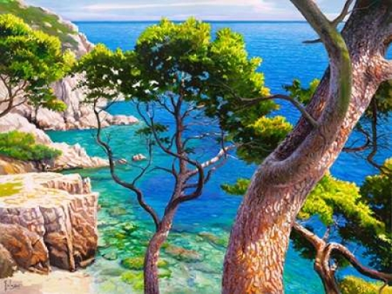 Lavandou Poster Print by Adriano Galasso, 22 x 28 - Large
