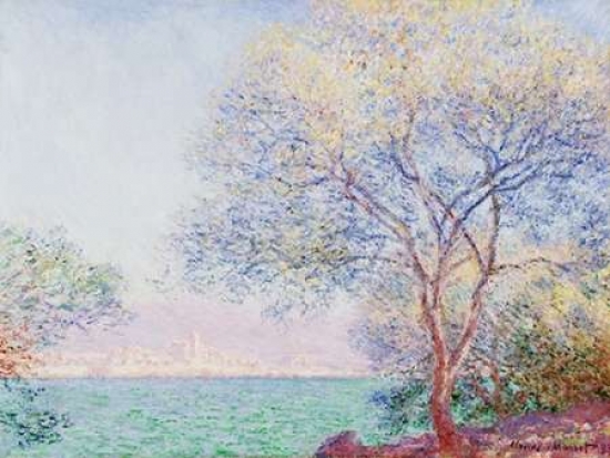 Morning Antibes Poster Print by Claude Monet, 11 x 14 - Small