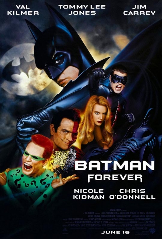 MOVIH8035 Batman Forever Movie Poster Print, 27 x 40 -  Pop Culture Graphics