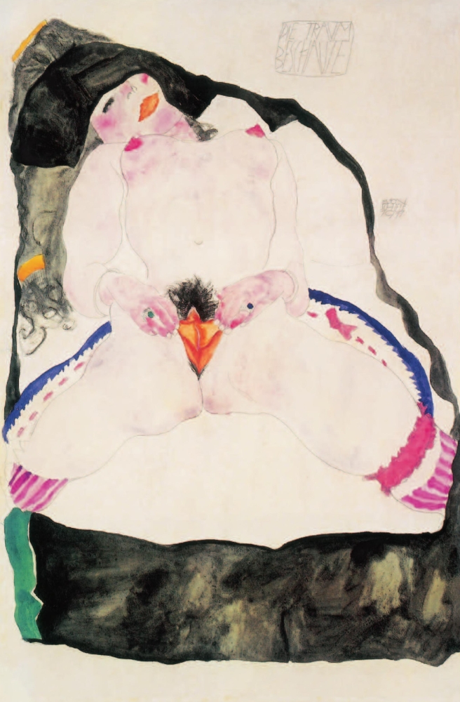 Observed in A Dream 1911 Poster Print by Egon Schiele - 18 x 24