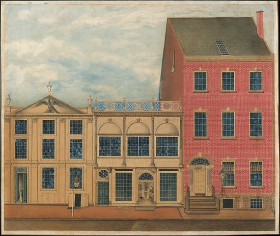 The Shop & Warehouse of Duncan Phyfe 168 172 Fulton Street New York City Poster Print