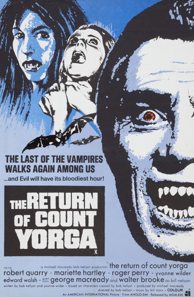 Everett Collection EVCMCDREOFEC230H The Return of Count Yorga Right - Robert Quarry On Uk Poster Art 1971 Movie Poster Masterprint, 11 x 17 -  Posterazzi